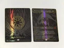 MTG Magic The Gathering Elesh Norn Mother of Machines & Plains Oil Slick Foil - Image 1