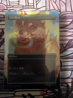 Sol Ring (1512) Secret Lair Drop Foil Double Sided Cats And Dogs - Image 2