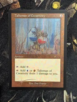 Talisman Of Creativity FOIL | Frazier Secret Lair | Magic the Gathering | Retro - Image 1