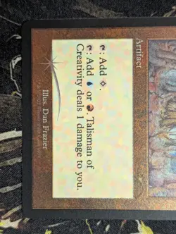 Talisman Of Creativity FOIL | Frazier Secret Lair | Magic the Gathering | Retro - Image 4