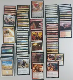 Magic 100 Commander Deck Aurelia Angel Human Burn Lifegain MTG Ready To Play - Image 1
