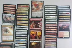 Magic 100 Commander Deck Aurelia Angel Human Burn Lifegain MTG Ready To Play - Image 2
