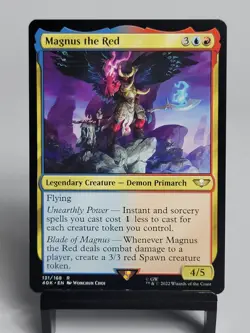 MTG - Universes Beyond: Warhammer 40,000 - Magnus the Red - Image 1