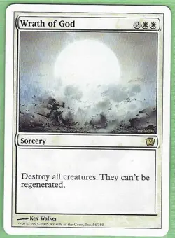 MTG Magic the Gathering Wrath of God (56/359) Ninth Edition NM - Image 1