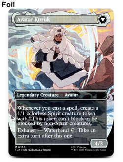 The Legend of Kuruk (Borderless) - FOIL - [Avatar: The Last Airbender] MTG ?? - Image 2
