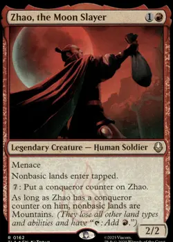 MTG - Zhao, the Moon Slayer 162 Avatar: The Last Airbender R - Foil - Image 1