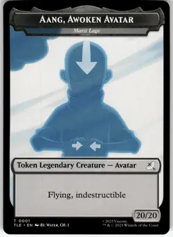MTG - Aang, Awoken Avatar - Marit Lage // Treasure Double-Sided Token 1 // 22 Av - Image 1