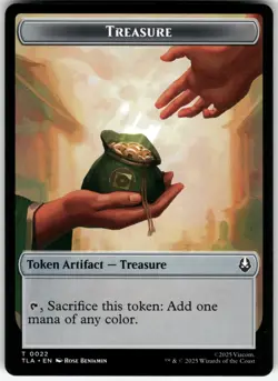 MTG - Aang, Awoken Avatar - Marit Lage // Treasure Double-Sided Token 1 // 22 Av - Image 2