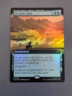 MTG Tectonic Split Extended Foil Avatar - Image 1