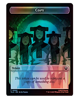 Copy Token (0002) // Soldier Token (0011) Foil Avatar MTG - Image 1