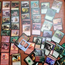 Whole COMMANDER Magic Deck MTG - Radha Heir to Keld Mana Ramp BEASTS Gruul Tribe - Image 2