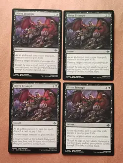 4x Bitter Triumph **NEAR MINT** **UNPLAYED** MTG - Image 1