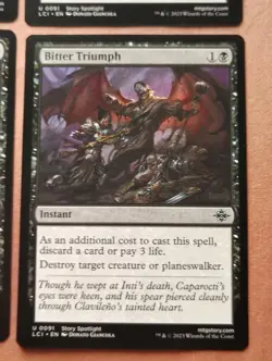 4x Bitter Triumph **NEAR MINT** **UNPLAYED** MTG - Image 4