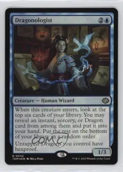 Dragonologist Foil Magic: Tarkir: Dragonstorm TDM #0042 - Image 1