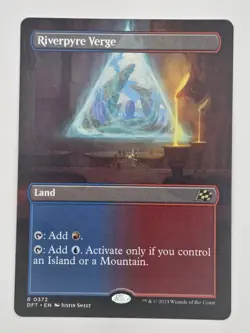 MTG Aetherdrift Riverpyre Verge #372 Borderless Regular Rare Near Mint - Image 1