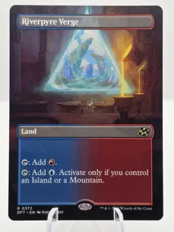 MTG Aetherdrift Riverpyre Verge #372 Borderless Regular Rare Near Mint - Image 3