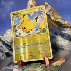 Pikachu - 61/90 Pokemon Undaunted - Reverse Holo Damaged - Image 2