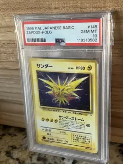 Pokemon TCG Zapdos Holo Rare Fossil 145 - Image 2