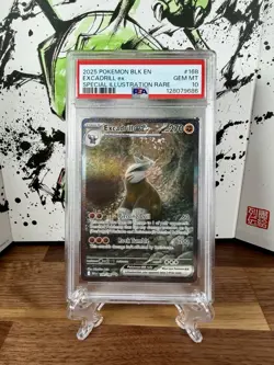 Pokemon SV Black Bolt Excadrill EX 168/086 Special Illustration Rare PSA 10 - Image 1