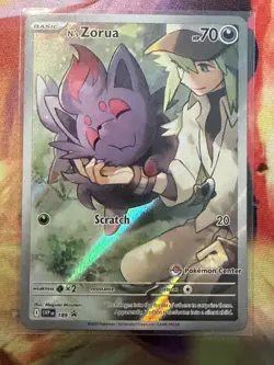 N’s Zorua | SVP 189 | Journey Together Pokemon Center Stamped Black Star Promo - Image 1
