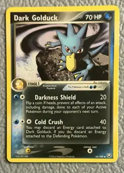 Pokemon EX Team Rocket Returns Dark Golduck 35/109 Regular NM/M ?? - Image 1