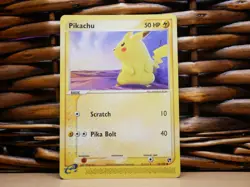 Pokemon PIKACHU 72/100 RARE | HP Heavy Play | EX Sandstorm | 2003 - Image 1