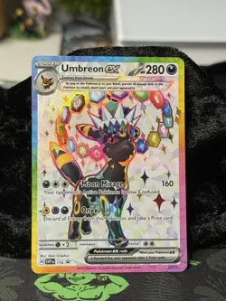 Pokemon Umbreon EX Prismatic Evolutions Premium Figure Collection 176 Beautiful! - Image 1