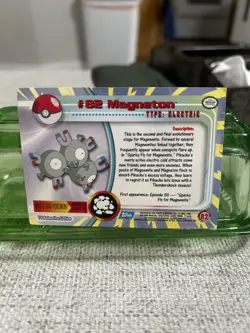 2000 TOPPS Pokemon Magneton #82 TV Animation - Series 2 Holo Foil NM - Image 2