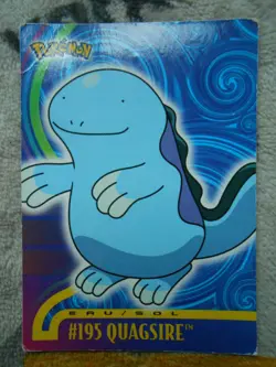 QUAGSIRE #195 - TOPPS TV ANIMATION EDITION SERIE 2 - CARTE POKEMON - BON ETAT - Image 1