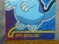 QUAGSIRE #195 - TOPPS TV ANIMATION EDITION SERIE 2 - CARTE POKEMON - BON ETAT - Image 3