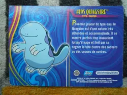 QUAGSIRE #195 - TOPPS TV ANIMATION EDITION SERIE 2 - CARTE POKEMON - BON ETAT - Image 4