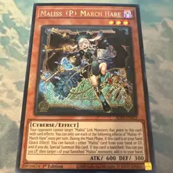 Yugioh Maliss P March Hare ALIN-EN023 Alliance Insight 1st Edition - Image 2