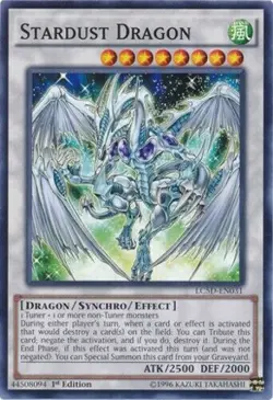 YUGIOH Stardust Dragon - LC5D-EN031 - ULTRA RARE - 1st Ed - NM/M - Image 1