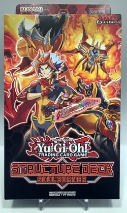 YUGIOH SOULBURNER STRUCTURE DECK - 1ST EDITION - FACTORY SEALED - NEW - Image 1