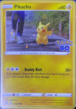 Pikachu - (Cosmos Holo) Promo Miscellaneous Cards & Products 027/078 NM - Image 1