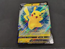 Pokemon Pikachu V (SWSH061, SWSH198) Pikachu VMAX (SWSH286) 3 Card Set NM JUMBO - Image 4