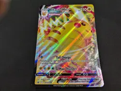 Pokemon Pikachu V (SWSH061, SWSH198) Pikachu VMAX (SWSH286) 3 Card Set NM JUMBO - Image 5