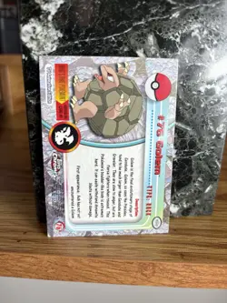 Pokemon #76 Golem Card Foil 2000 Topps Chrome Base Set - Image 3