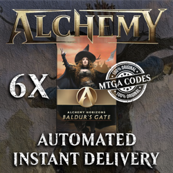 MTG MTGA Arena Code Card Prerelease 6 Boosters Alchemy Horizons Baldur's Gate - Image 1