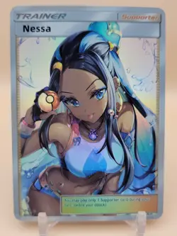 ? NESSA Trainer Pokemon Anime Waifu Card Girl Foil Doujin Holo ACG? - Image 1