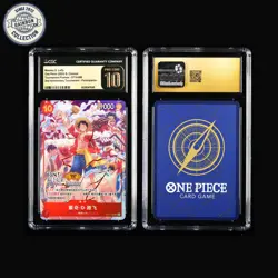 CGC PRISTINE 10 BANDAI 2024 ONE PIECE TCG Card ST10-006 Monkey D. Luffy - Image 1