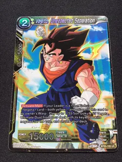 Vegito, Unexpected Separation Dragon Ball Super Trading Card Cool Art Tc5 - Image 1