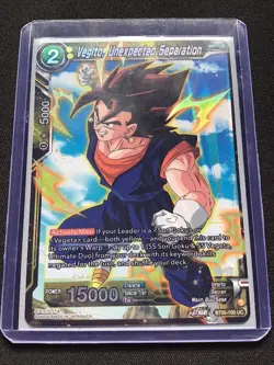 Vegito, Unexpected Separation Dragon Ball Super Trading Card Cool Art Tc5 - Image 3