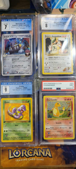 POKEMON GRADED LOT OF CARDS-READ DESCRIPTION-OLDER POKEMON CARDS - Image 1