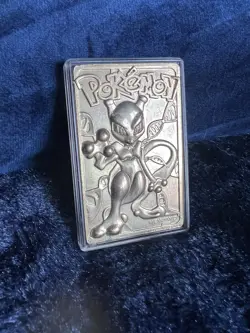 1999 BK 23k Gold Plated Mewtwo Pokemon Card! In original plastic casing - Image 1