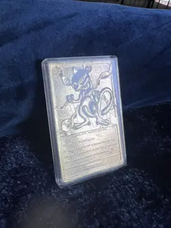 1999 BK 23k Gold Plated Mewtwo Pokemon Card! In original plastic casing - Image 3
