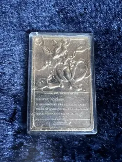 1999 BK 23k Gold Plated Mewtwo Pokemon Card! In original plastic casing - Image 4