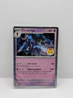CERULEDGE POKEMON DAY 2024 040/091 HOLO POKEMON CENTER PROMO CARD SEALED? - Image 1