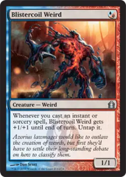 1 x Blistercoil Weird - Foil - Return to Ravnica - Light Play - MTG - Image 1