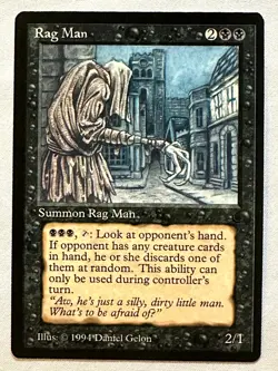 Rag Man - 1994 Magic the Gathering MTG The Dark - Near Mint - Free Shipping! - Image 1